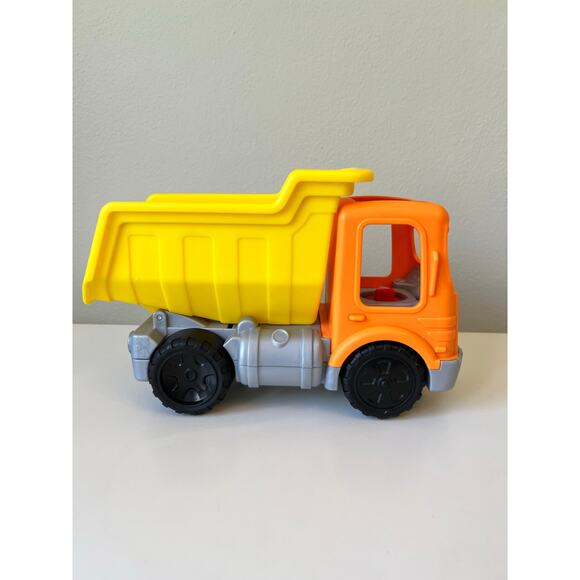Fisher-Price Little People Work Together Dump Truck With Figure and Boulder - Picture 5 of 12